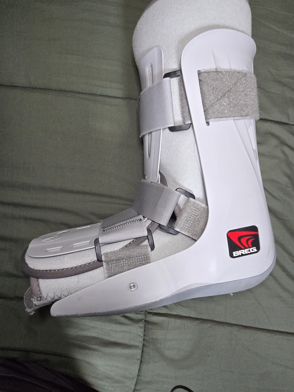 Breg Gray Medical Walking Boot for Women - Stabilizing Support